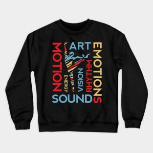 Creative Colorful Dancer Crewneck Sweatshirt